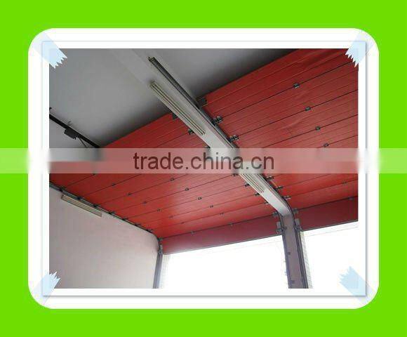 automatic warehouse insulated overhead sectional industrial factory door