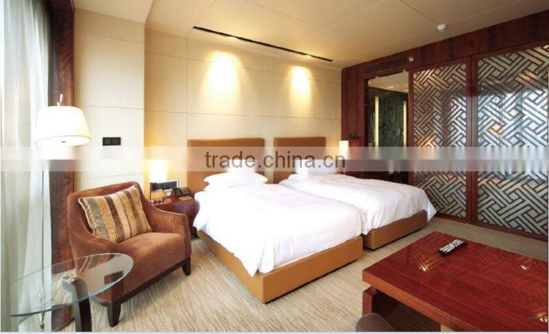 modern hotel furniture, twin beds, 5 star hotel furniture HDBR1128
