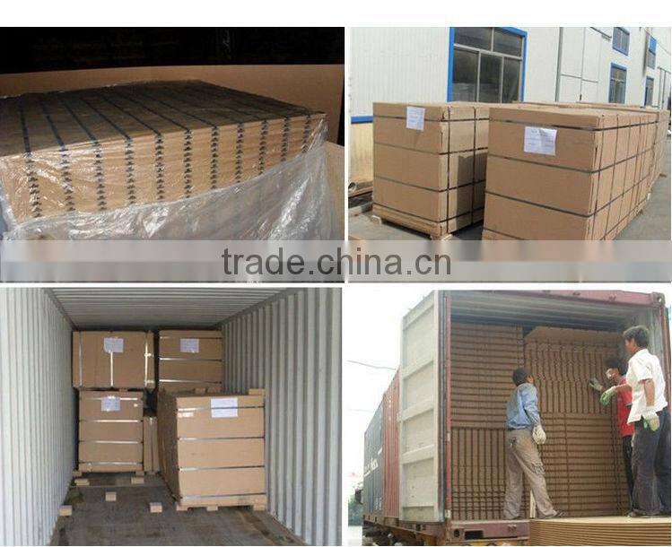 Hot sale high quality 16mm mdf slatwall for supermarket