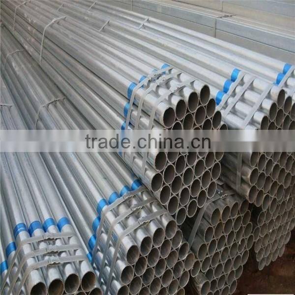 galvanized steel tube 1/2" 3/4" 1"