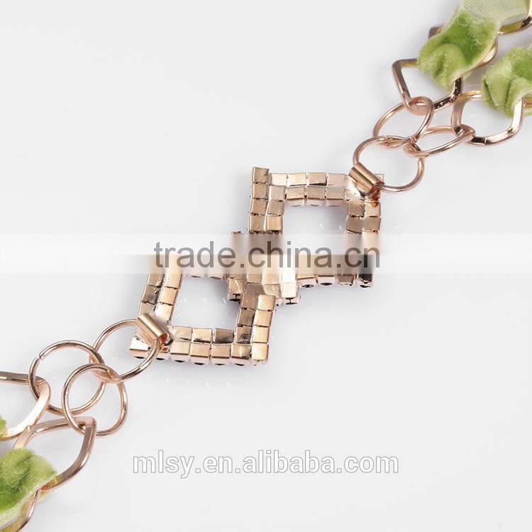 High quality hook link decorative metal ball chain ornament for bags Brightness F1-80021