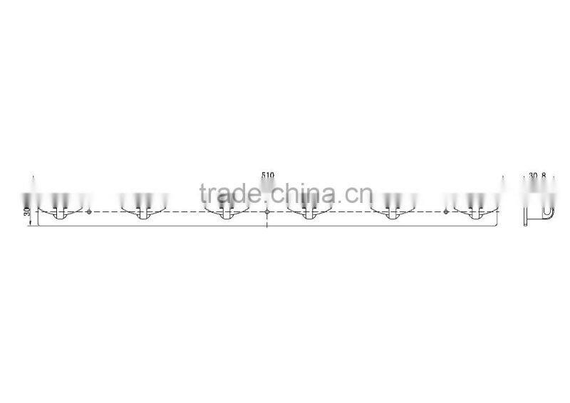 Hook Strip with 6 Hooks 232-6