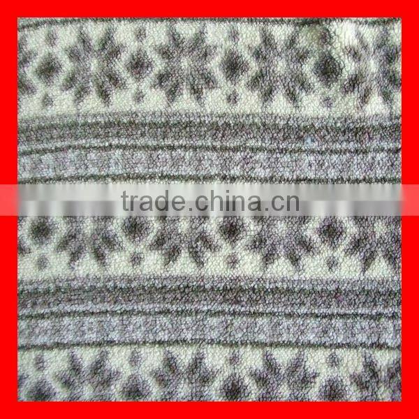 Polyester Jacquard Fur Fabric