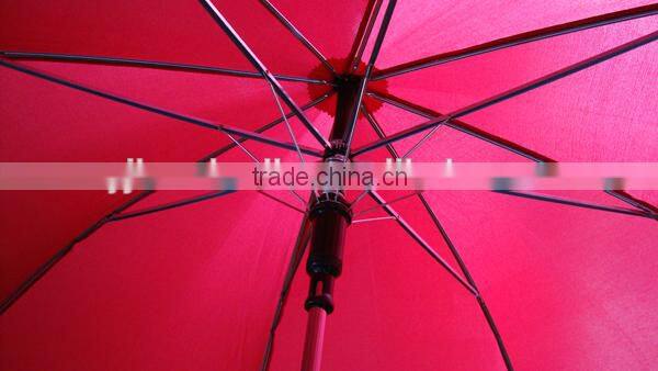 Promotional Rain Umbrella with Curved Handle
