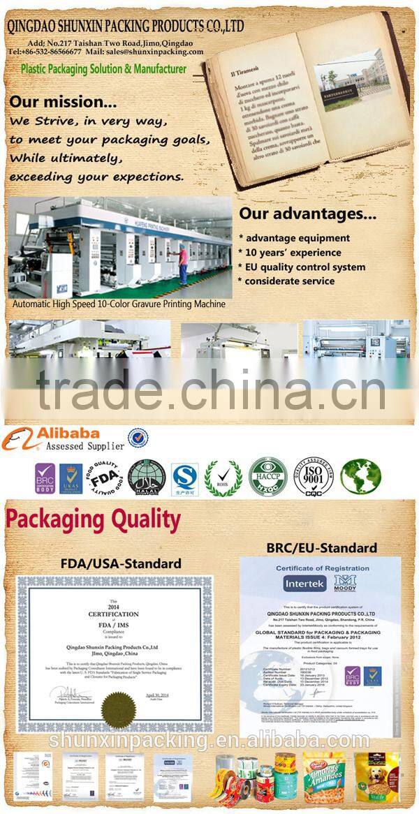 FDA/USA Grade Frozen Breadfruit Packaging Bag