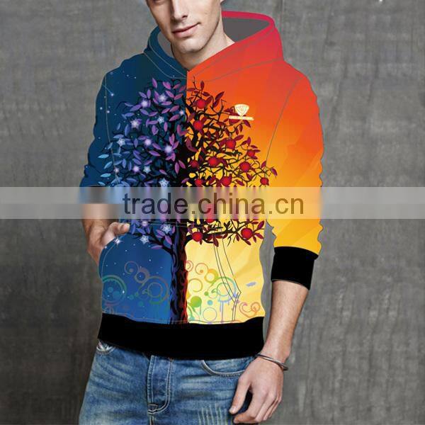 High Quality Sublimation New Plus Size Men's Custom Hoodies