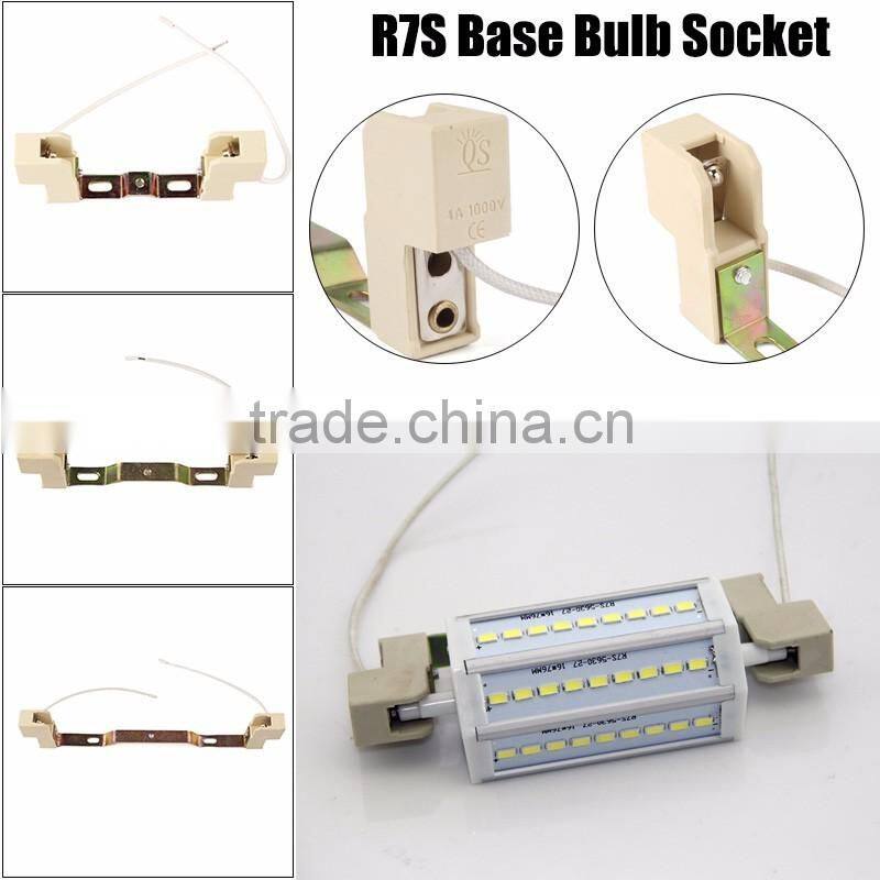 LED Floodlight Spotlight 78mm 118mm 135mm 189mm Ceramic R7S Lamp Holder Bases Socket