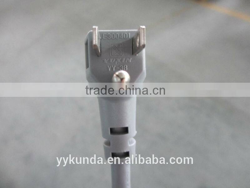 UL approval three prong NEMA 5-15P 90 degree power cord plug