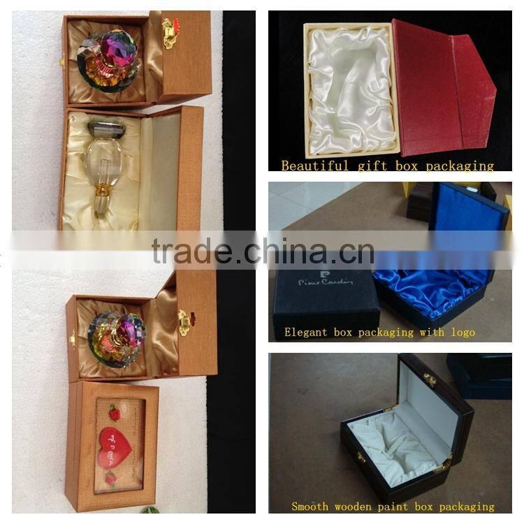 2016 High sale new design glass crystal bottles for perfume