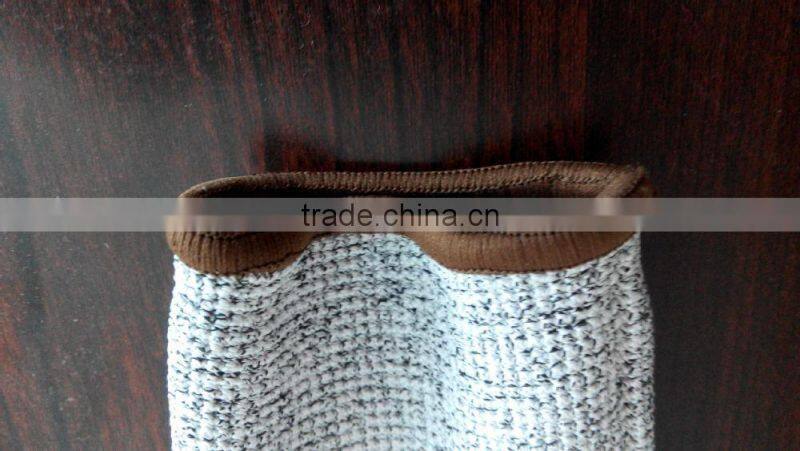 CE EN388 Cut level 5 cut resistance coated latex cut protecting working glove/cut resistant gloves