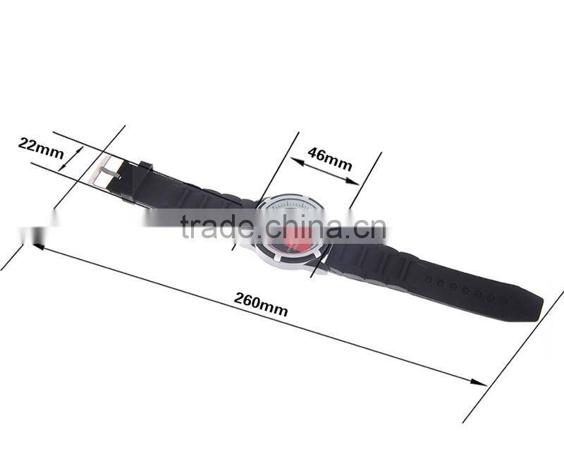 2016 hot with any printing on case genuine leather watches men