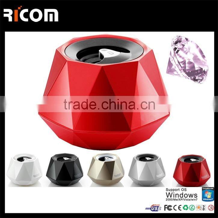 Ricom diamond shape bluetooth 3.0 version portable speaker--S609-Shenzhen Ricom