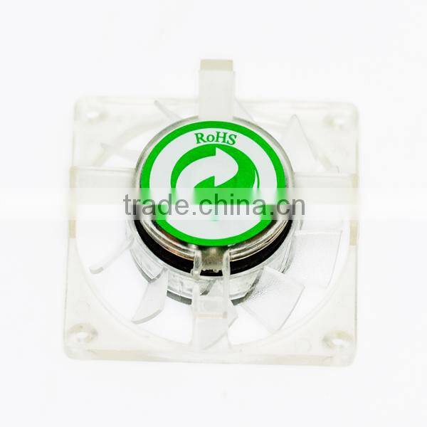 Crystal square frame 5v 12v dc graphic card dc fan high performance low price