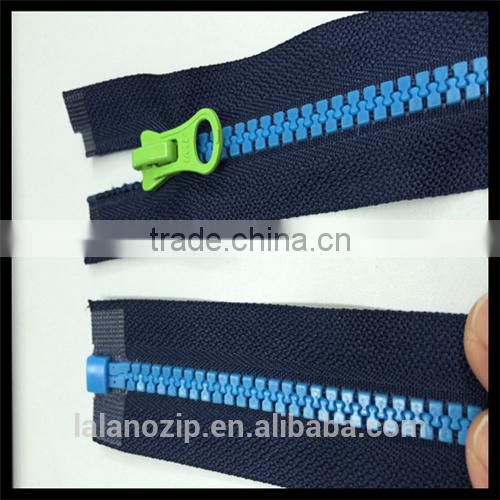 NO.5 Closed end navy plastic zipper for colorful sweater