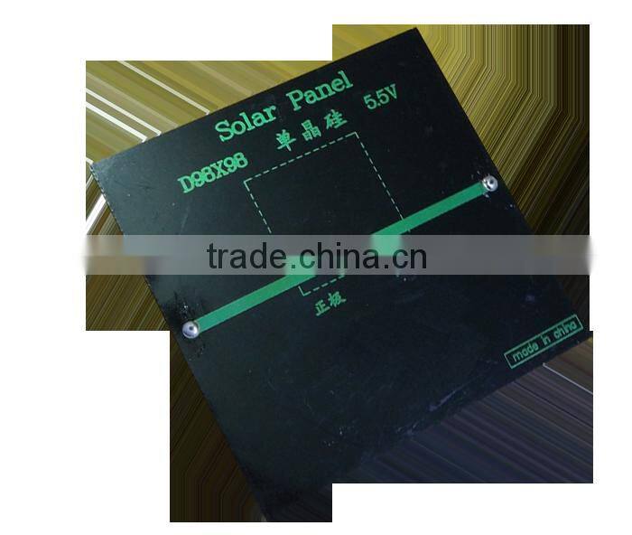 OEM 1.2W 5.5V Small size Monocrystalline silicon pet laminated mini solar panel