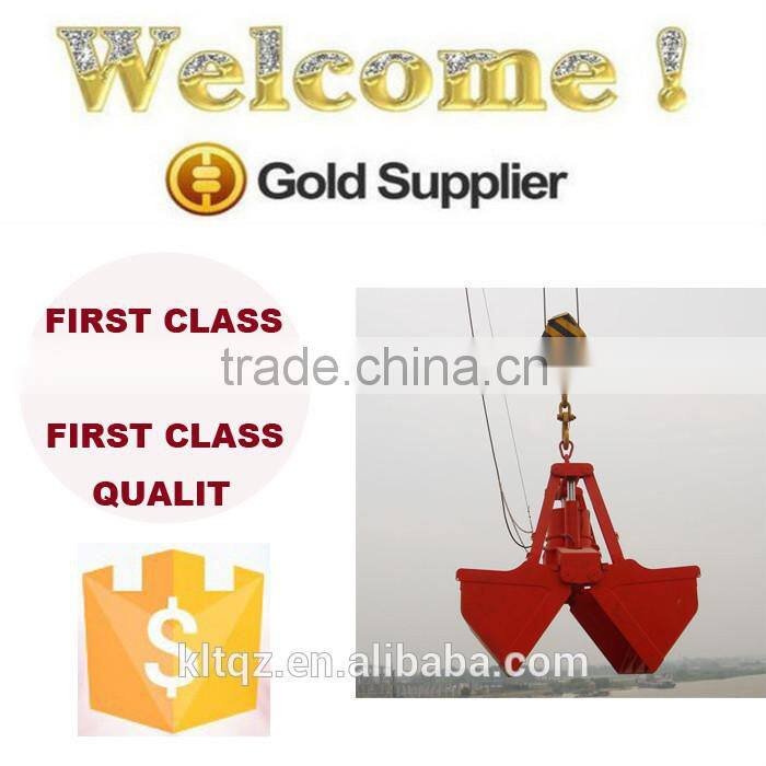 Crane bucket steel grab