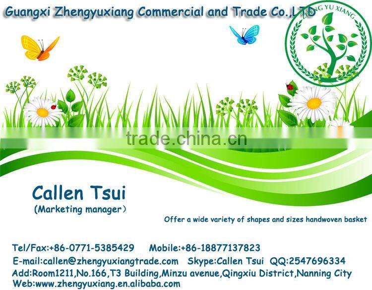 Wood chip weaving fruit containing basket