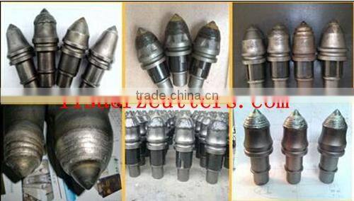 tungsten carbide rotary drilling bits brazed cutter teeth on bridge/railway construction engineering