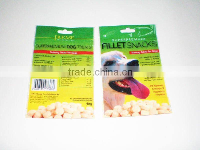 dog food stand up with zipper bags