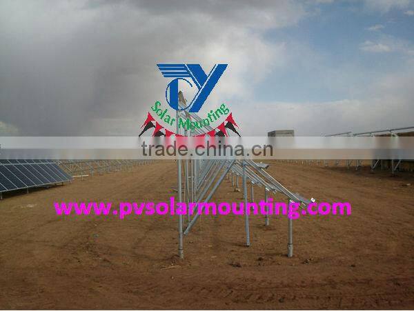Ground screw for solar plants application
