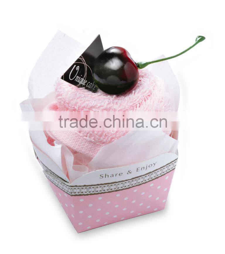 Chocolate Cherry Sponge Cake Towel