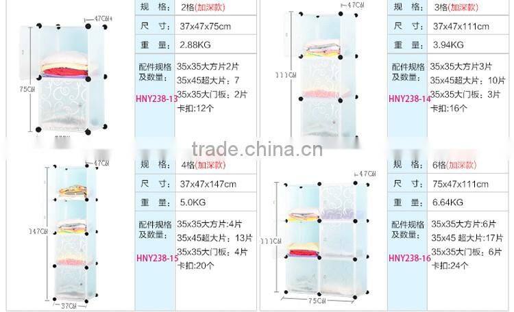 Simple plastic folding wardrobe in pune