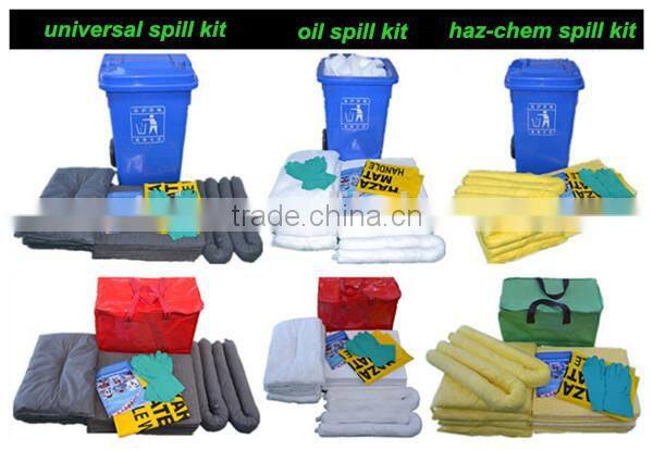 100% pp 240L Oil-Only Safety Spill Kits for environmental protect