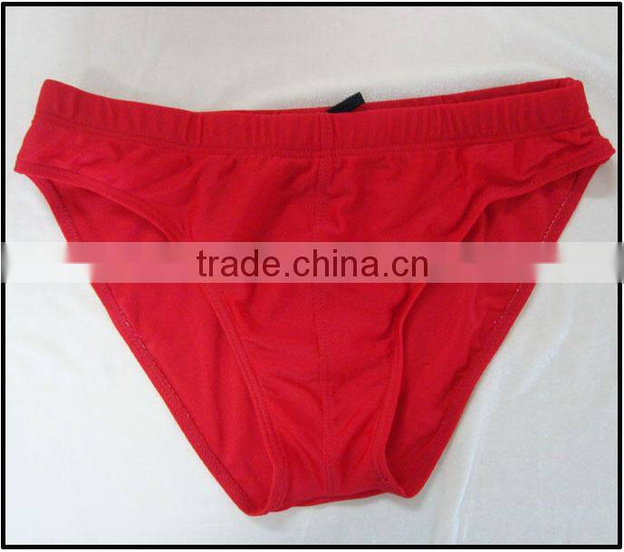 2014 mens swimwear solid color silky cozy nylon fabric sexy swim brief men full sexy photos