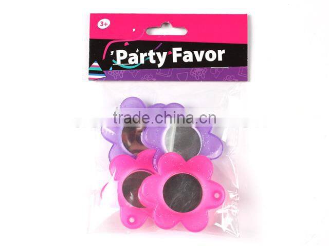 Party Favor girl's play plastic toy makeup mirror set