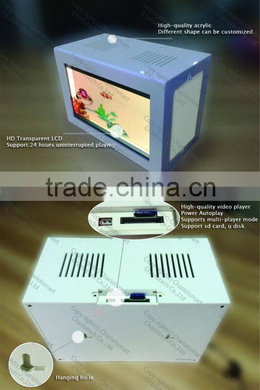 ChariotTech Christmas promotion clear lcd video showcase for different application in China with lowest price(HOT SALES)