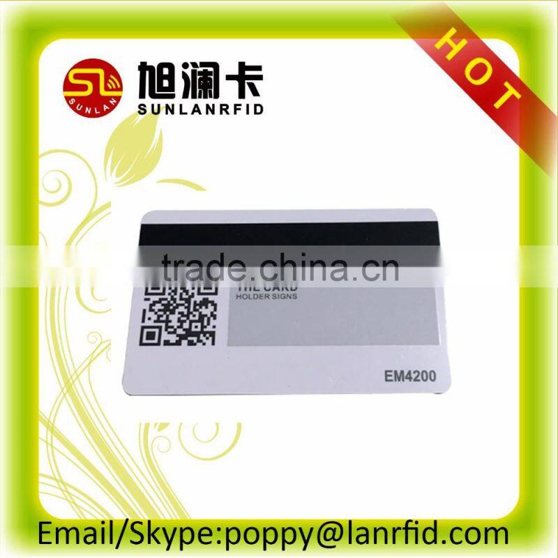 PVC/PET/PETG material ISO 14443 type nfc chip card with printing