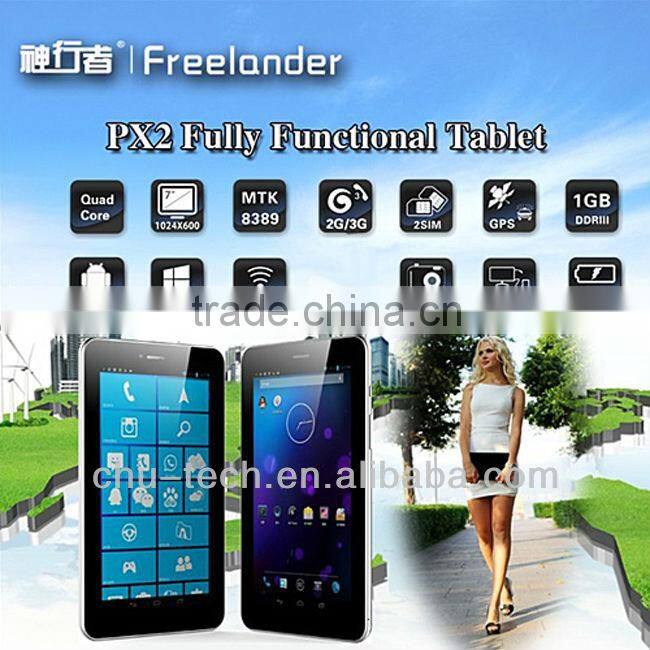 Freelander PX2 MTK8389 Quad Core Tablet PC 7 Inch Android 4.2 3G GPS Monster Phone