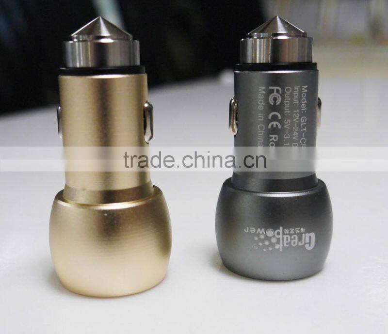 superior dual usb car charger adapter phone 2 USB car charger holder