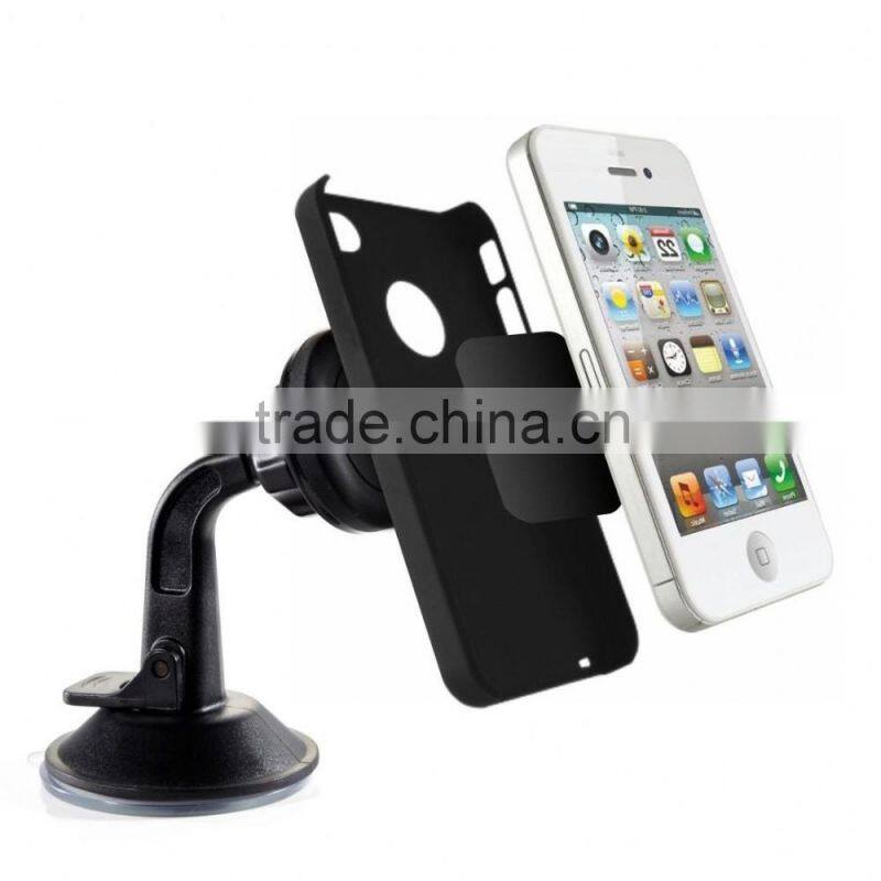 2016 new novelty products magnetic sticky 360 degree mobile phone holder for car