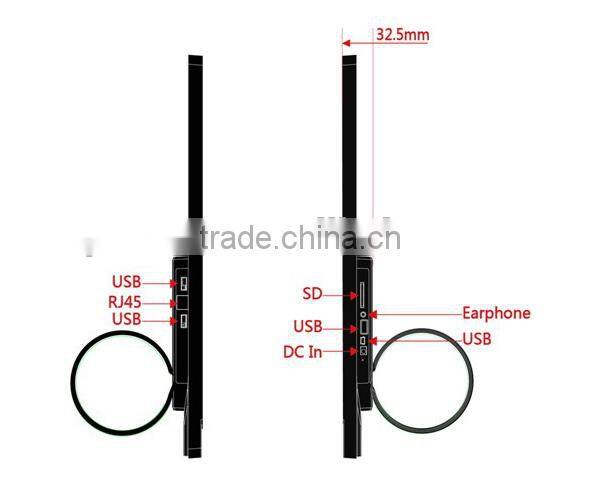 Plastic frame 27inch Android all in one pc touchscreen, android tablet pc