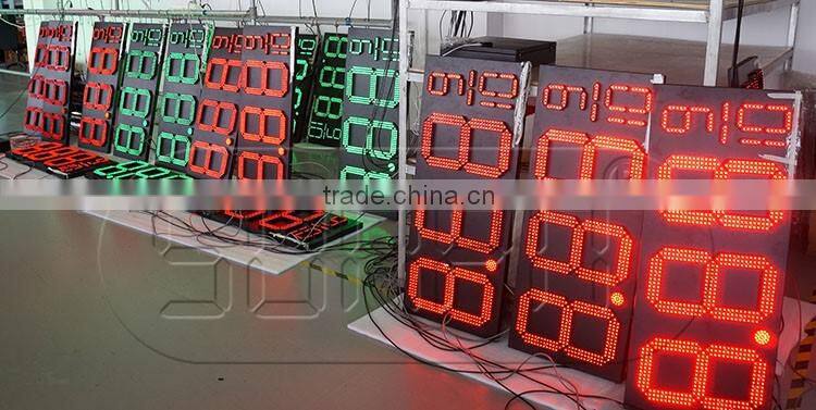 USA LED CASH GAS PRICE SIGN / CREDIT gas station led price digital sign /7 segment led gas station sign