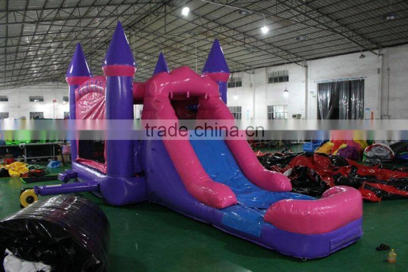 2016 selling outdoor kid's park inflatable combo bouncer princess bounce house