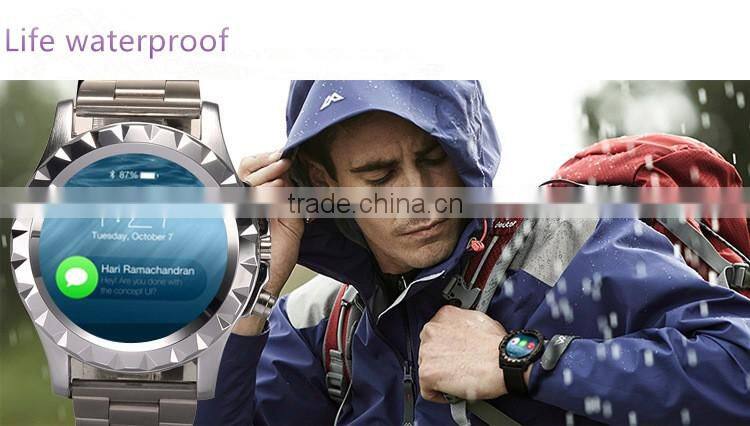 smart watch 2016 T2 S2 smart watch mechanic watch men stainless steel Heart Rate monitor smart phone 3g wifi