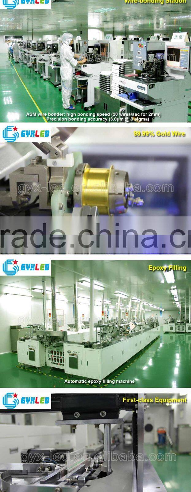 China OEM supplier 5000mcd Green Diffused 5mm type DIP LED LAMP