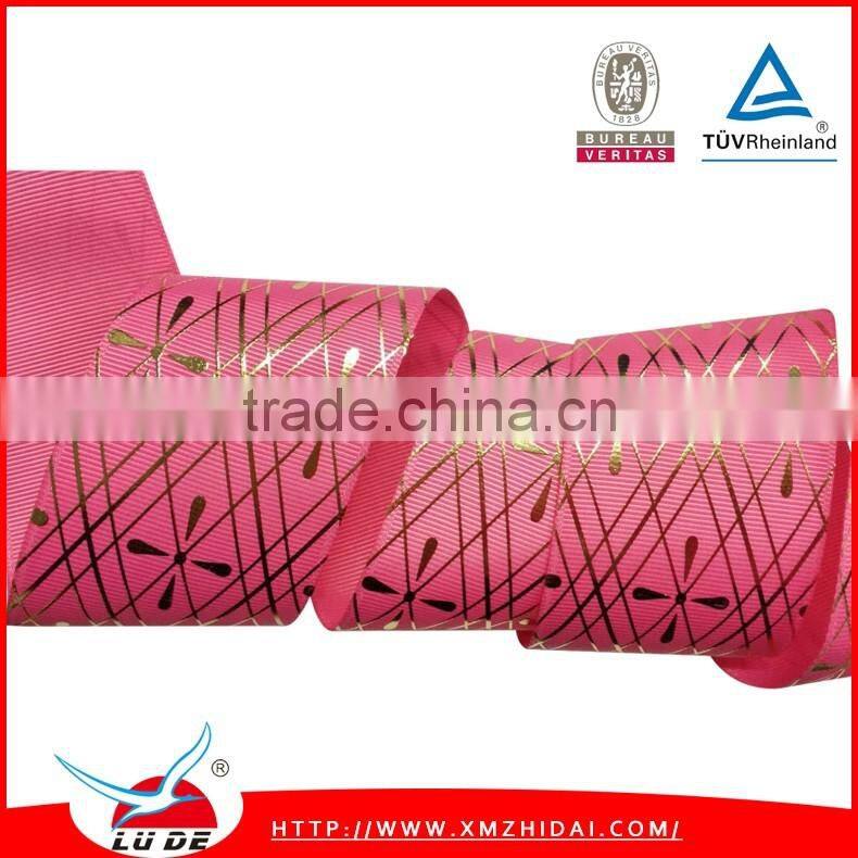 Factory Price Printed Grosgrain Ribbon For Gift Decoration