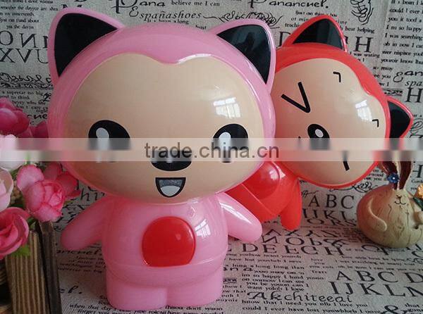 Lovely cartoon Money Box for kids, New design Coin Bank, Plastic Money Saving Box for Children.