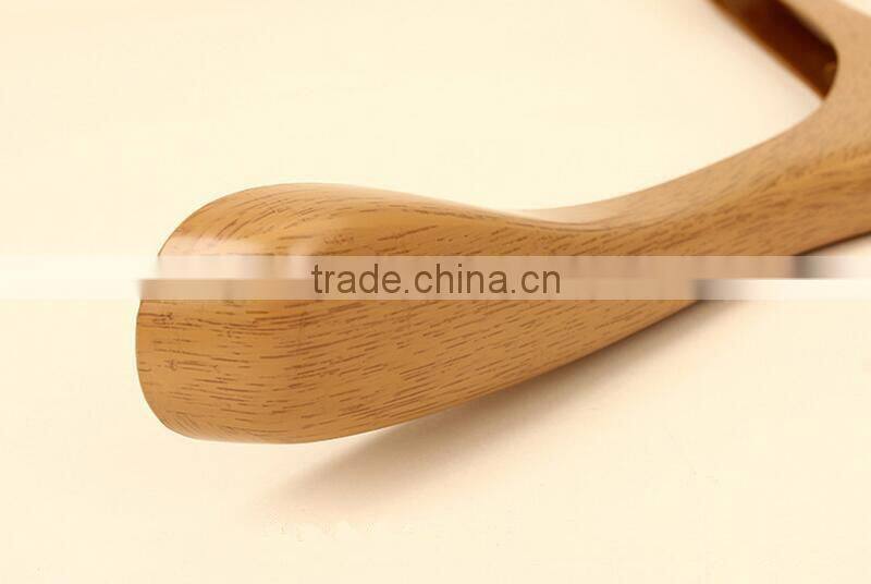 New Design Thick Plastic Hanger for Coats and Suit,Imitation Wood Color