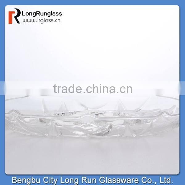 longrun hot new products for 2015 1440g customed-made transparent ellipse fruit plate bulk fom china
