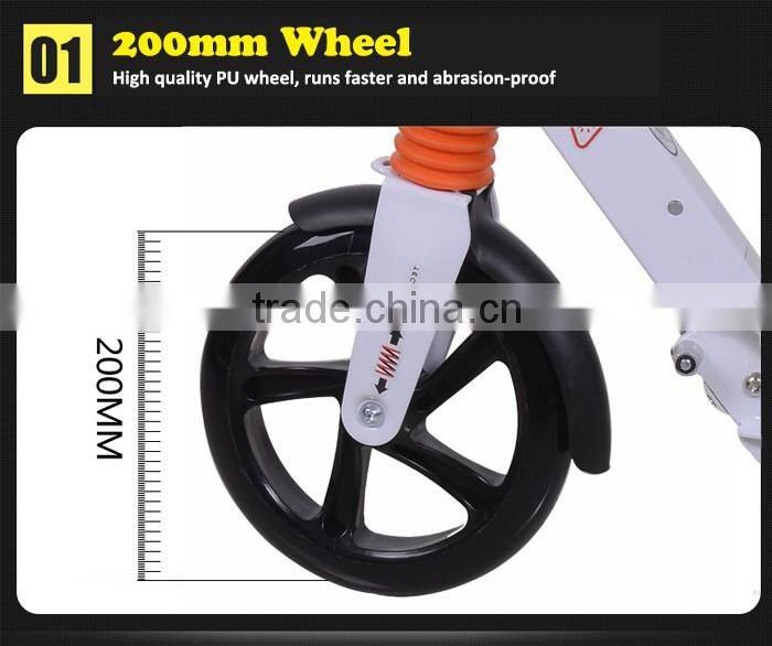 CE/EN approved adult age double suspension 100%aluminum adult mini scooter