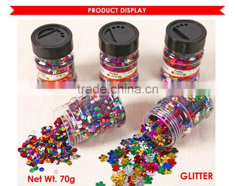 Bottle packing Coloful Decoration Glitter Powder/color gitter powder