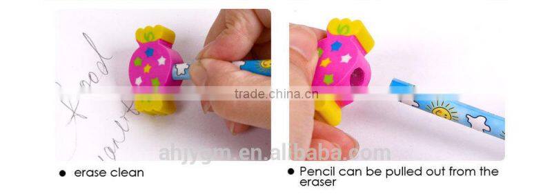 Blister Card Packing Different Series Pencil Topper Eraser