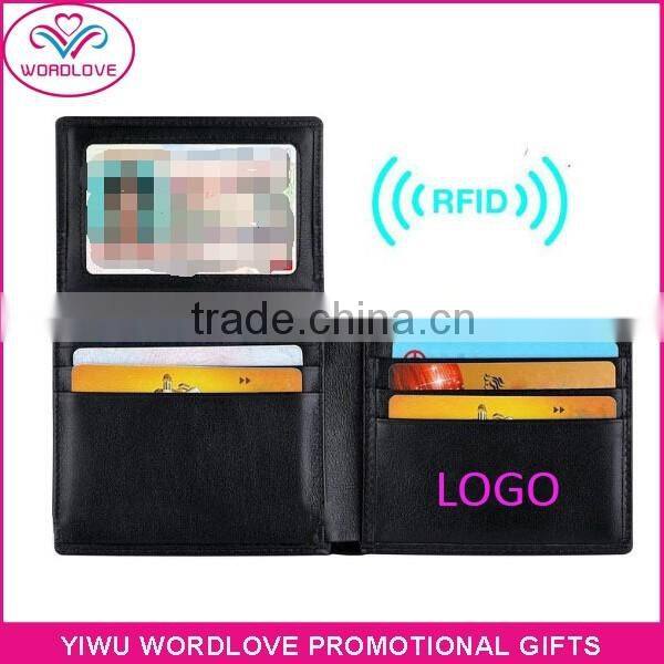 New RFID Blocking Leather Card Wallet Card Protection Holder