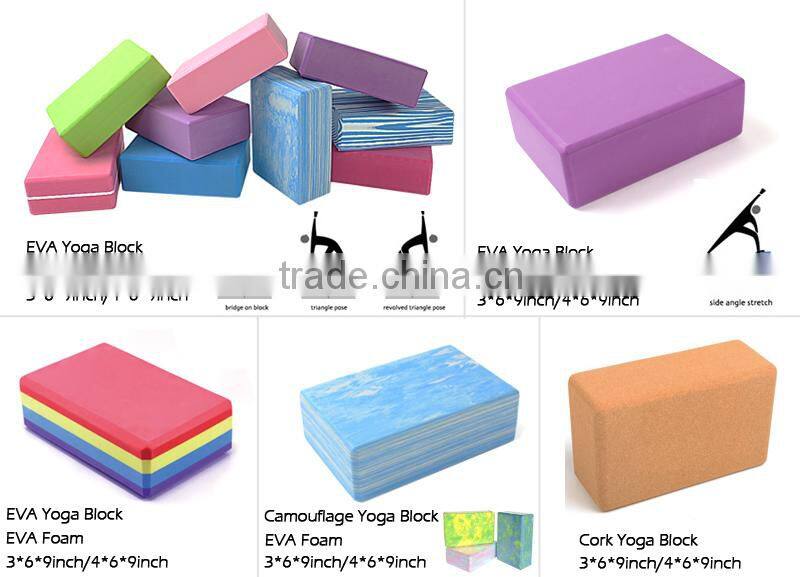 Yoga &Pilate EVA Durable Yoga Block,Foam Yoga Brick,Soft Yoga Block