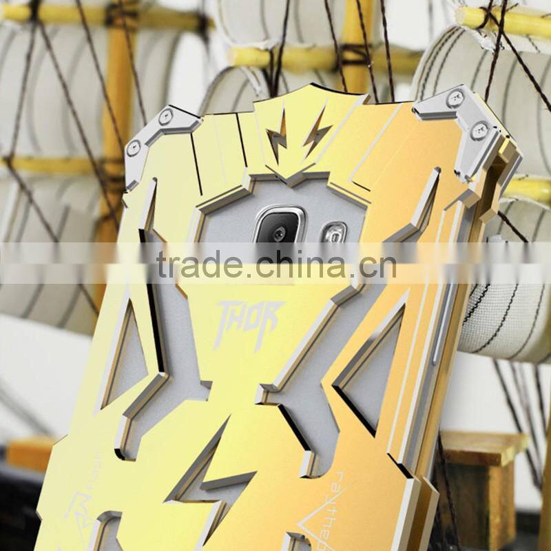 2016 Newest fashionable Metal Case Aluminium Protective back cover phone case for Samsung A7 A7100