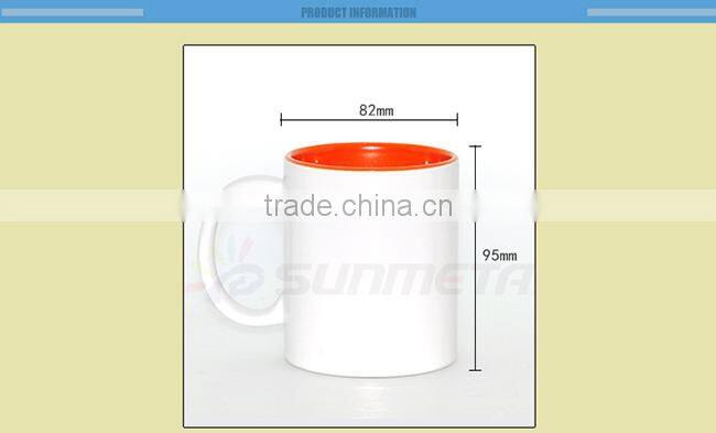 A grade sunmeta directly ceramic 11oz blank sublimation color mug